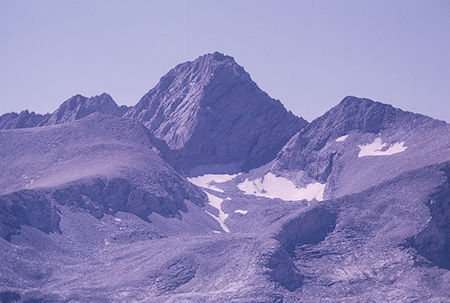 Junction Peak from top of Mt. Gould - Kings Canyon National Park 30 Aug 1970