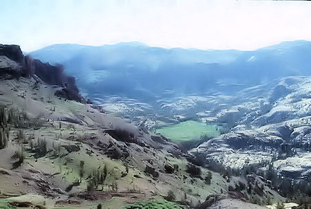 Lower Relief Valley from ridge - Emigrant Wilderness 1994