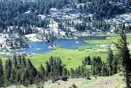 Westerly lake in Upper Relief Valley - Emigrant Wilderness 1994