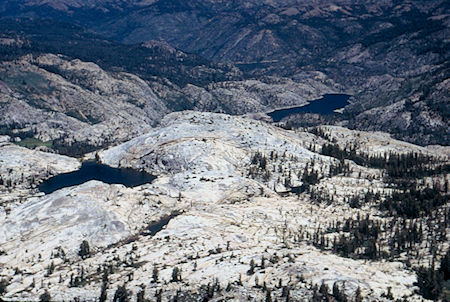 Iceland Lake, Relief Reservoir from near Granite Dome - Emigrant Wilderness 1994