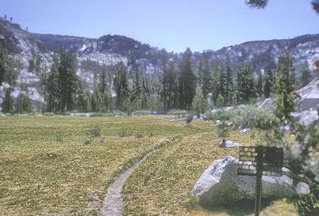 The trail from Smedberg Lake to Benson Pass - Yosemite National Park - 03 Sep 1964