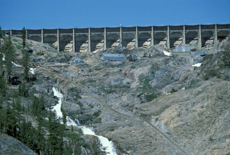 Gem Lake Dam - Ansel Adams Wilderness - Jul 1980