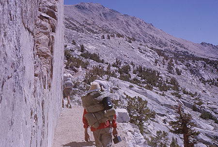 On the 'new' Kearsarge Pass Trail - Kings Canyon National Park 24 Aug 1963