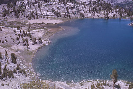 Bullfrog Lake from Kearsarge Pass Trail - Kings Canyon National Park 24 Aug 1963