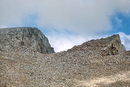 Mt. Whitney, Keeler Needle from Mt. Hitchcock - Sequoia National Park 26 Aug 1971