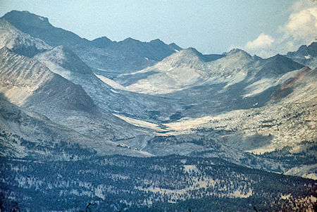 Picket Creek from Mt. Hitchcock - Sequoia National Park 26 Aug 1971