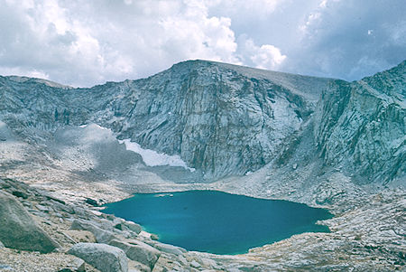 Upper Crabtree Lake from Mt. Hitchcock - Sequoia National Park 26 Aug 1971