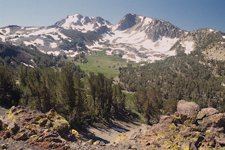 Toward Anna Lake from Piute Pass area - Hoover Wilderness 1995