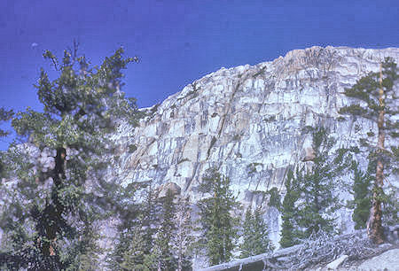 View on top of first grade to Matterhorn Canyon - Yosemite National Park - 21 Aug 1962