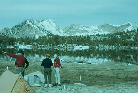 Camp at Bullfrog Lake - Kings Canyon National Park 1960