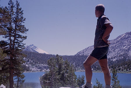 John Butler admiring Charlotte Lake - Kings Canyon National Park 31 Aug 1963