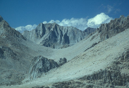 Mt. Russell from Cirque Peak - John Muir Wilderness - Aug 1976