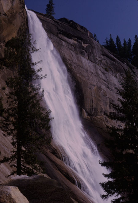 Nevada Falls from Mist Trail - Yosemite National Park - Aug 1966