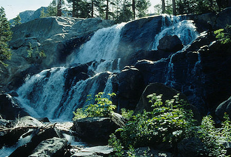 Falls at Bench Canyon - Ansel Adams Wilderness - Aug 1993