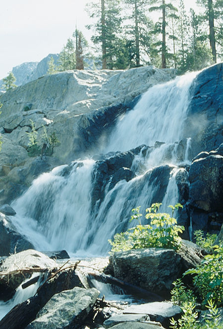 Falls at Bench Canyon - Ansel Adams Wilderness - Aug 1993