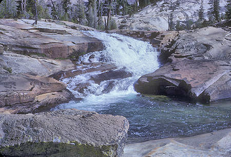 Lower California Falls - Yosemite National Park - 19 Aug 1962