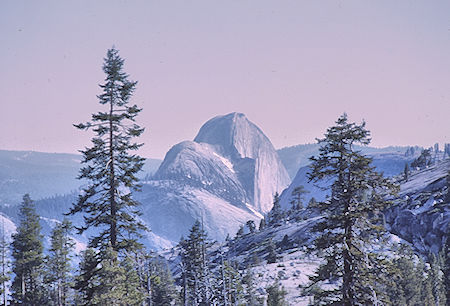 Half Dome from Olmstead Point on the Tioga Road - Yosemite National Park - 30 May 1968