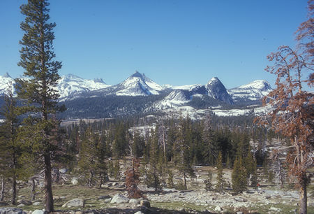 Cathedral Range on the way to Young Lake - Yosemite National Park 27 May 1972