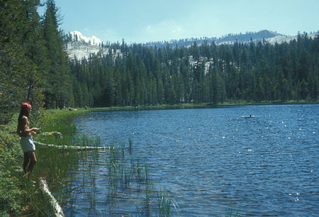Fishing Edson Lake - Yosemite National Park - Aug 1973