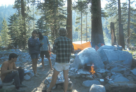 Edson Lake Camp - Yosemite National Park - Aug 1973