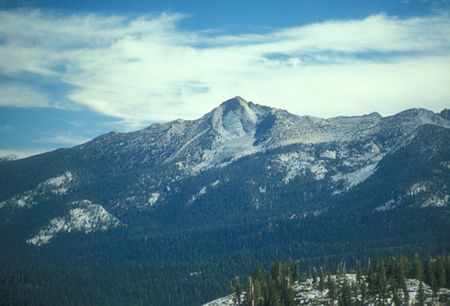 Clark Peak from Buena Vista Trail - Yosemite National Park - Aug 1973