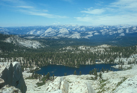Half Dome, Mount Starr King, view north of Buena Vista Lake and Peak - Yosemite National Park - Aug 1973