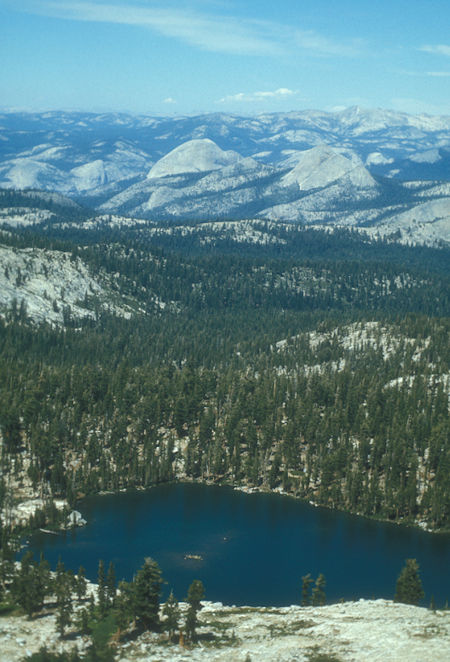 Half Dome, Mount Starr King over Buena Vista Lake from Buena Vista Paek - Yosemite National Park - Aug 1973