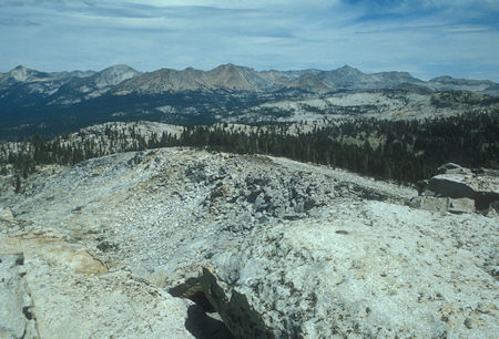 Along Buena Vista Creat to Clark, Gray & Red Peaks - Yosemite National Park - Aug 1973