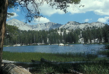 Lower Chain Lake, Gale and Sing Peaks - Yosemite National Park - Aug 1973