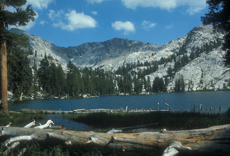 Middle Chain Lake, Gale and Sing Peaks - Yosemite National Park - Aug 1973
