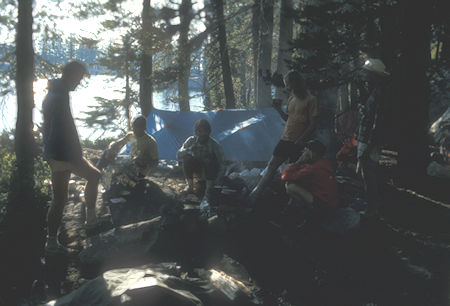 Chain Lake camp - Yosemite National Park - Aug 1973