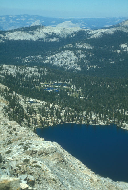 Half Dome and Mount Starr King over Breeze Lake - Yosemite National Park - Aug 1973