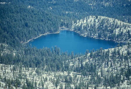 Lillian Lake from Gale Peak - Yosemite National Park - Aug 1973