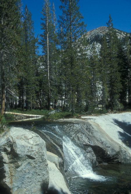 Stream below Lower Ottaway Lake - Yosemite National Park - Aug 1973