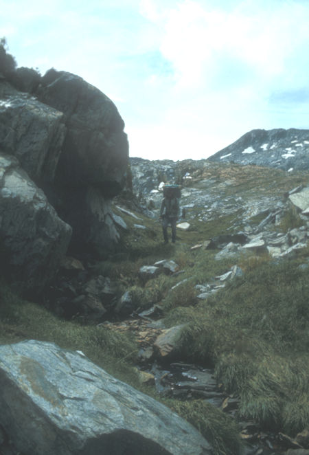 Cross-country route to Red Devil Lake - Yosemite National Park - Aug 1973