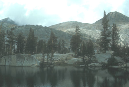 Gray Peak over Red Devil Lake - Yosemite National Park - Aug 1973