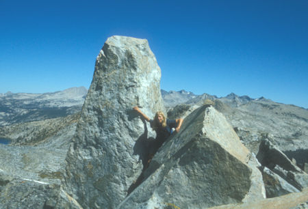 Robbie on Post Peak - Yosemite National Park - Aug 1973