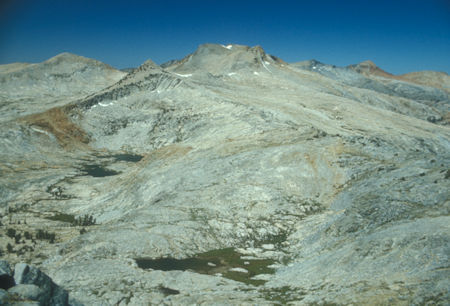 Triple Divide Peak from Post Peak - Yosemite National Park - Aug 1973