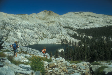 McClure Lake, Robbie Berube, Paul Smith - Yosemite National Park - Aug 1973