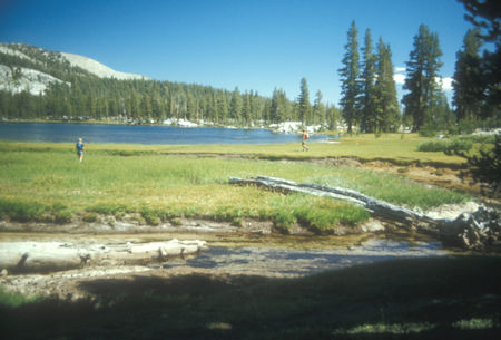 Sadler Lake, Robbie Berube, Paul Smith - Yellowstone National Park - Aug 1973