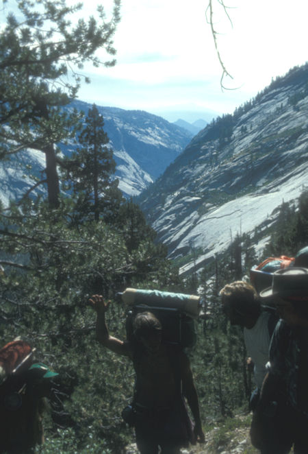 Climbing Gray Peak Fork Merced River - Yosemite National Park - Aug 1973