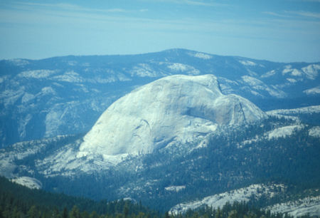 Half Dome from south (Starr King Meadow area) - Yosemite National Park - 31 Aug 1973
