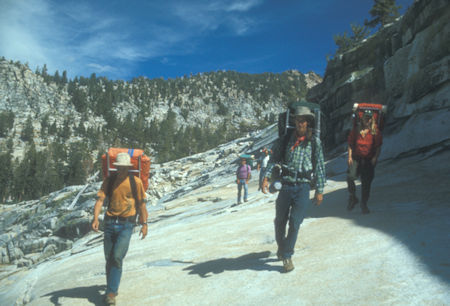 Clark Canyon, Dan Curley, George Brady, Paul Smith, Brian Twohey, Robbie Berube - Yosemite National Park - Aug 1973
