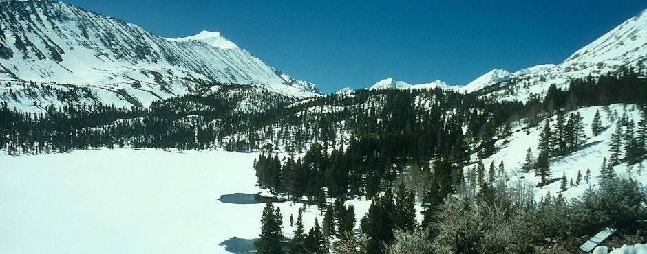 Mt. Morgan and Bear Creek Spire from Rock Creek Lake - 1995