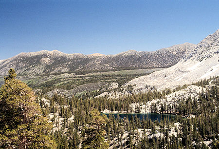 Serene Lake from Mono Pass horse trail - 1995