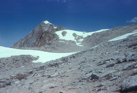 Mount Conness from route near ridge - Yosemite National Park 28 May 1972