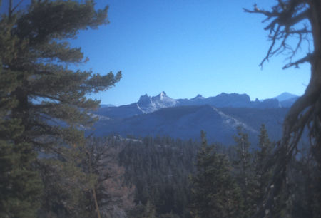 Cathedral Range from Sunrise Trail - Yosemite National Park - Sep 1975