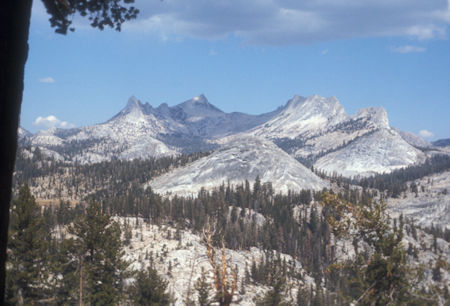 Long Meadow, Cathedral Range from Sunrise Trail - Yosemite National Park - Sep 1975