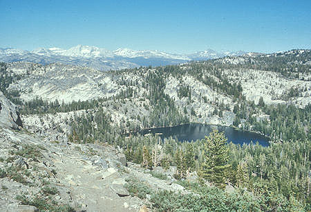 Ten Lakes - Mount Conness on skyline - Yosemite National Park - 04 Jul 1973