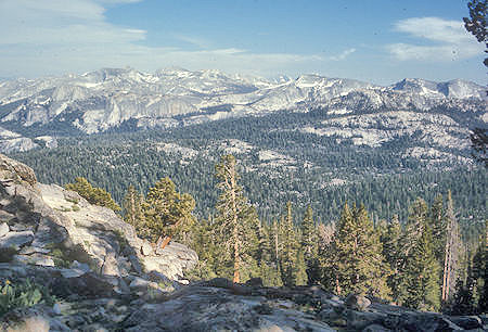 View of area around Polly Dome Lakes - Yosemite National Park - 05 Jul 1973